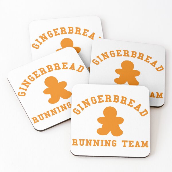 Item preview, Gingerbread Running Team - Funny Cute Gingerbread designed and sold by Seth's Tees.