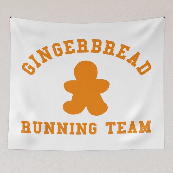 Item preview, Gingerbread Running Team - Funny Cute Gingerbread designed and sold by Seth's Tees.