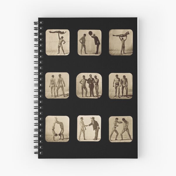 Item preview, Male Athletes Posturing - Muybridge Photograph Plates designed and sold by JuxtaHead.