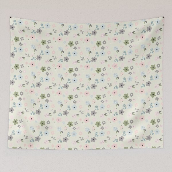 Item preview, Cream Ditsy Print designed and sold by LouiseFranksArt.