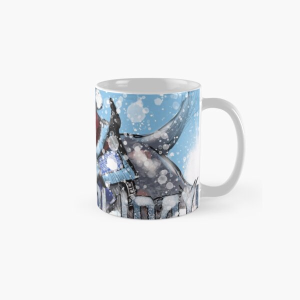 Santa and Rudolf Classic Mug