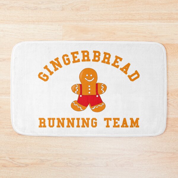 Item preview, Gingerbread Running Team - Funny Cute Gingerbread designed and sold by Seth's Tees.