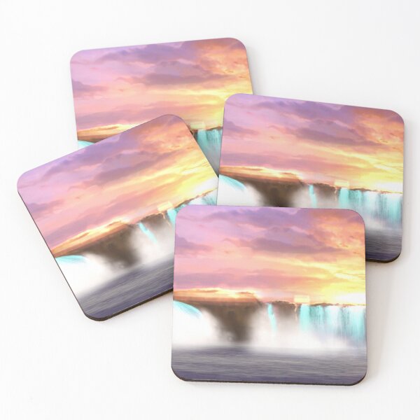 Item preview, Waterfalls during golden moment hour. designed and sold by Lan thi Nguyen.