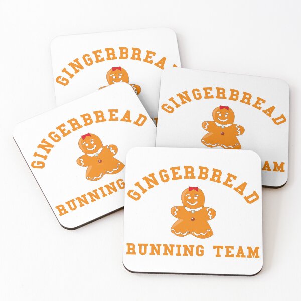 Item preview, Gingerbread Running Team - Funny Cute Gingerbread designed and sold by Seth's Tees.
