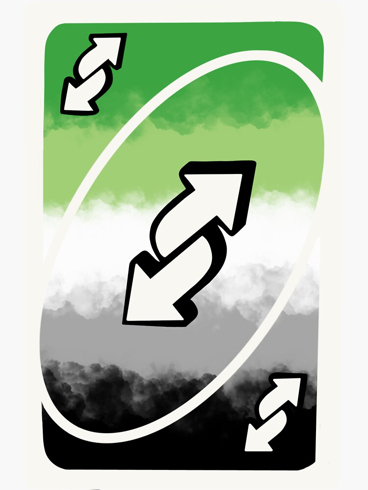 Gay Pride Uno Reverse Card Sticker for Sale by MlemingFox101