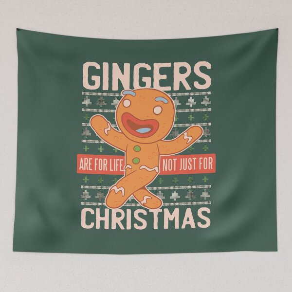 Item preview, GINGERBREAD RUNNER designed and sold by Bombastik.
