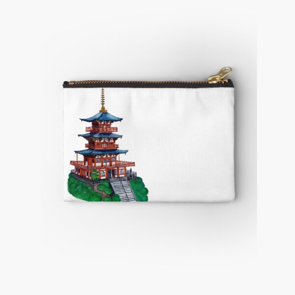 Artikelvorschau, Aquarell - Seigantoji-Pagode entworfen und verkauft von Karolien Kenis.