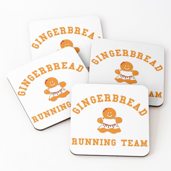 Item preview, Gingerbread Running Team - Funny Cute Gingerbread designed and sold by Seth's Tees.