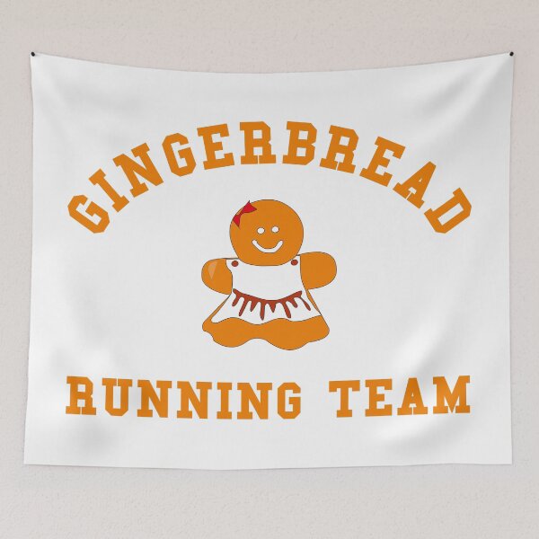 Item preview, Gingerbread Running Team - Funny Cute Gingerbread designed and sold by Seth's Tees.