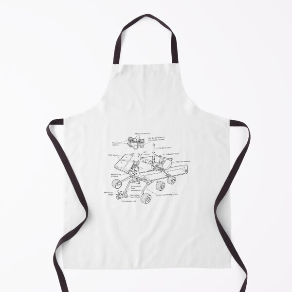 Item preview, Mars Rover Blueprint Black designed and sold by Auto-Prints.