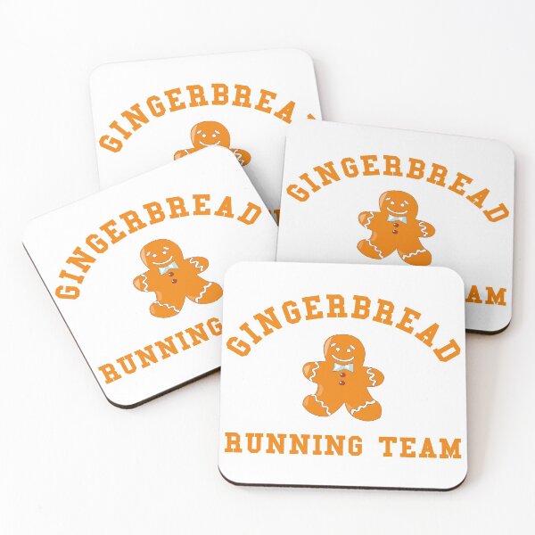 Item preview, Gingerbread Running Team - Funny Cute Gingerbread designed and sold by Seth's Tees.
