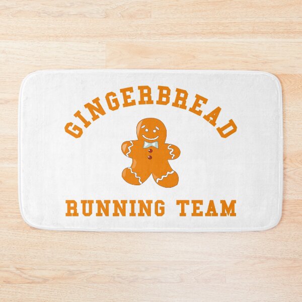 Item preview, Gingerbread Running Team - Funny Cute Gingerbread designed and sold by Seth's Tees.
