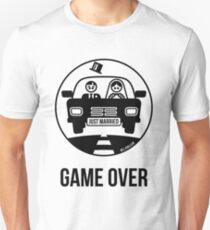 Just Married – Game Over (1C) Slim Fit T-Shirt