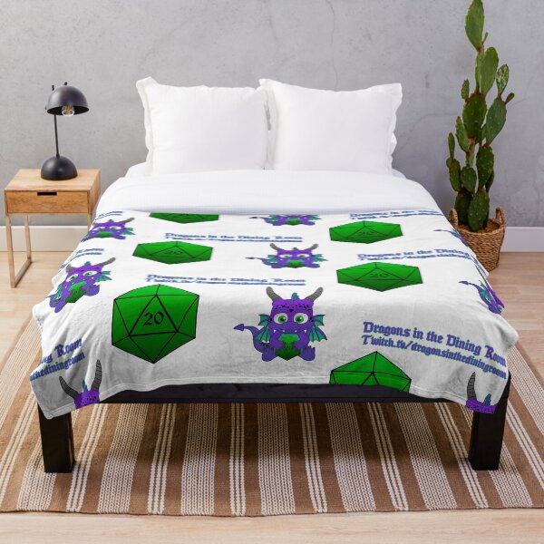 Dit Dir with D20 Throw Blanket