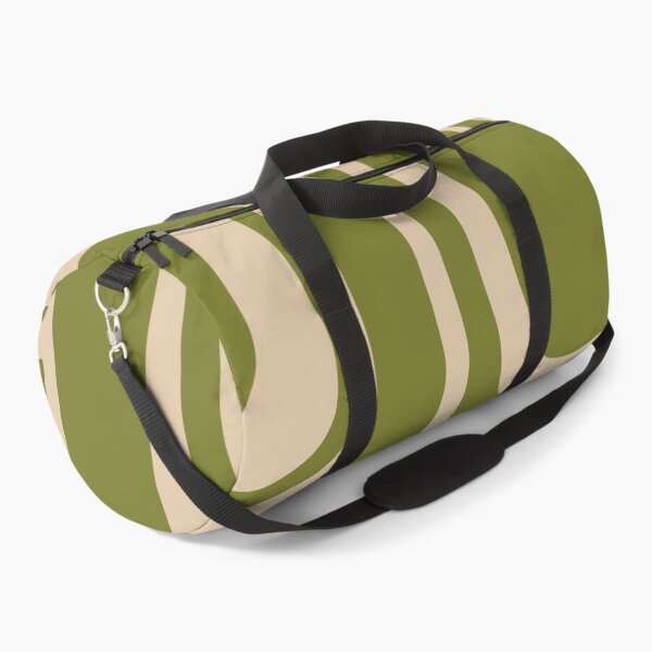 Item preview, Palm Springs Retro Midcentury Modern Abstract Pattern in Mid Mod Beige and Olive Green designed and sold by kierkegaard.