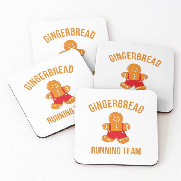 Item preview, Gingerbread Running Team - Funny Cute Gingerbread designed and sold by Seth's Tees.