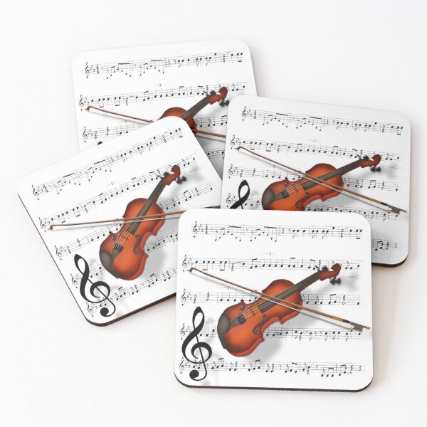 Item preview, Violin and its Score designed and sold by Isabelle Calisto.