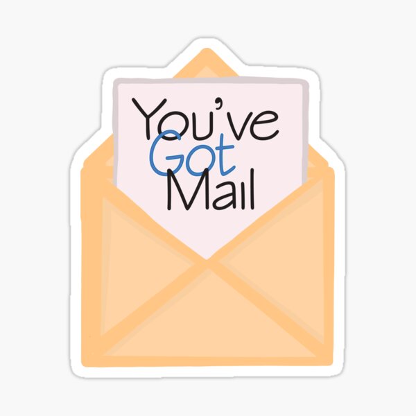 Brinkley Stamp You Ve Got Mail Sticker By Alexsukup Redbubble