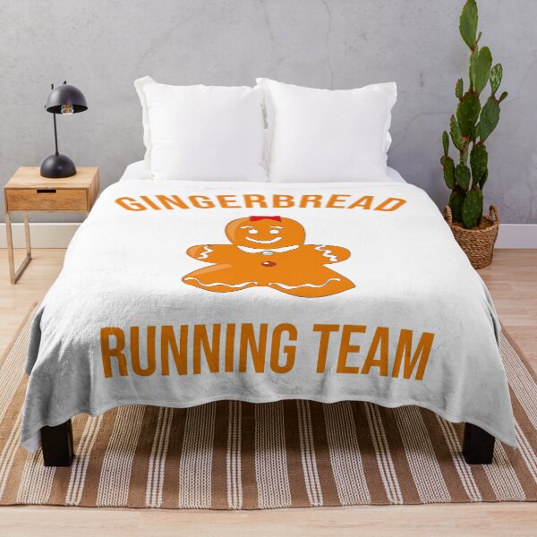 Item preview, Gingerbread Running Team - Funny Cute Gingerbread designed and sold by Seth's Tees.