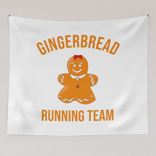 Item preview, Gingerbread Running Team - Funny Cute Gingerbread designed and sold by Seth's Tees.