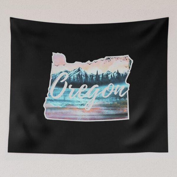 Item preview, Oregon Painted Mountains designed and sold by ArtRoomOregon.