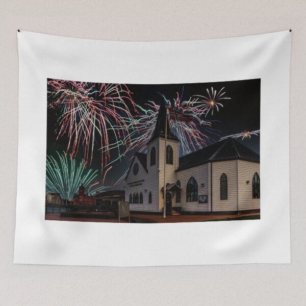 Item preview, Fireworks Over The Norwegian Church designed and sold by Steve Purnell Photography.