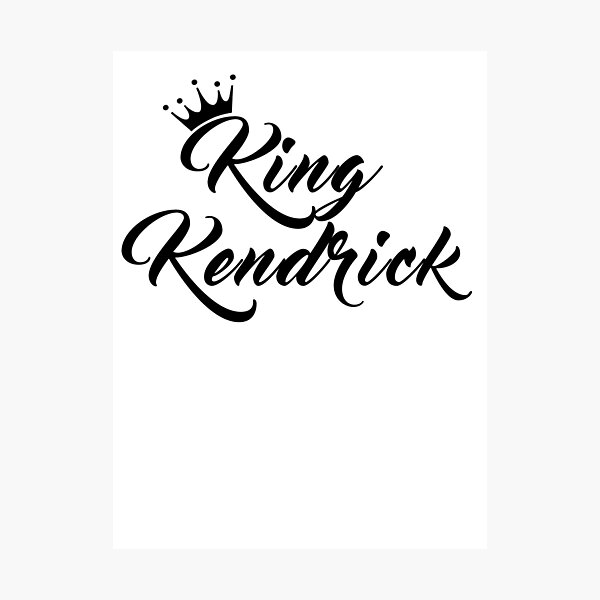 Item preview, KING KENDRICK designed and sold by lucylewinski.