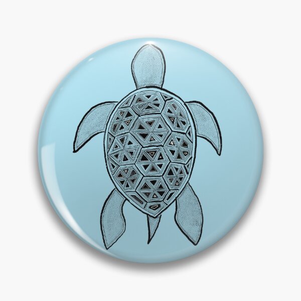 Item preview, Geometric Sea Turtle Pattern designed and sold by junelight19.