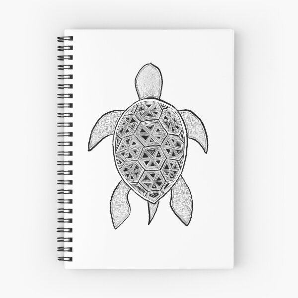 Item preview, Geometric Sea Turtle Pattern designed and sold by junelight19.