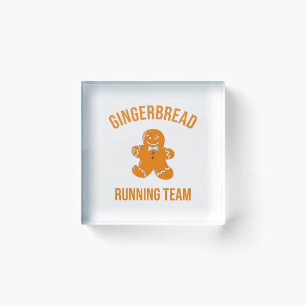Item preview, Gingerbread Running Team - Funny Cute Gingerbread designed and sold by Seth's Tees.