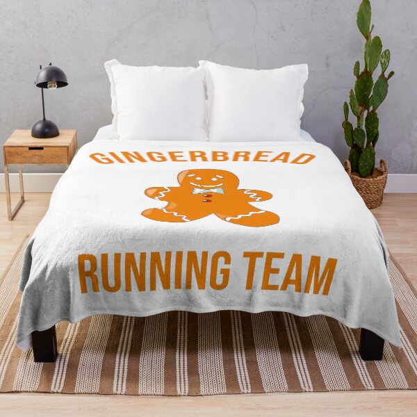 Item preview, Gingerbread Running Team - Funny Cute Gingerbread designed and sold by Seth's Tees.