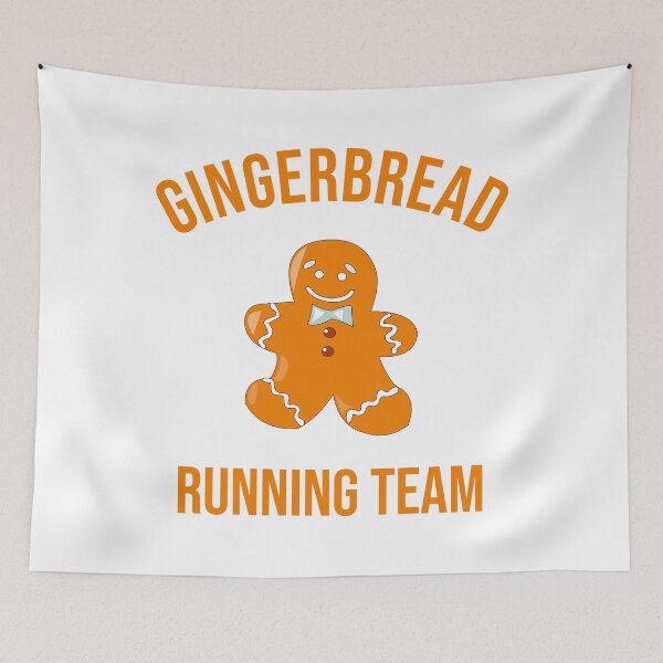 Item preview, Gingerbread Running Team - Funny Cute Gingerbread designed and sold by Seth's Tees.