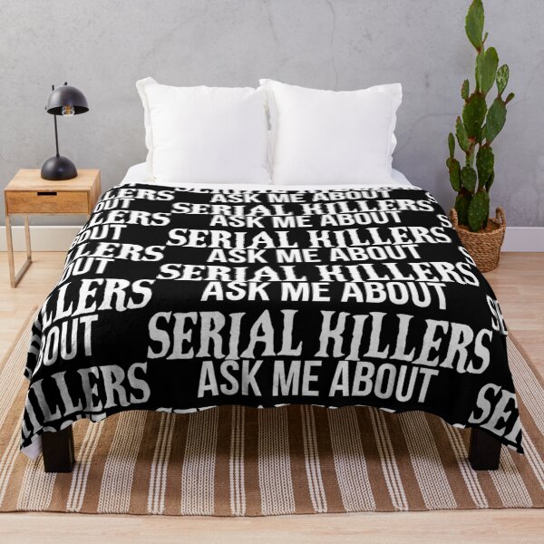 Item preview, Ask Me About Serial Killers designed and sold by TrueCrimeDesign.