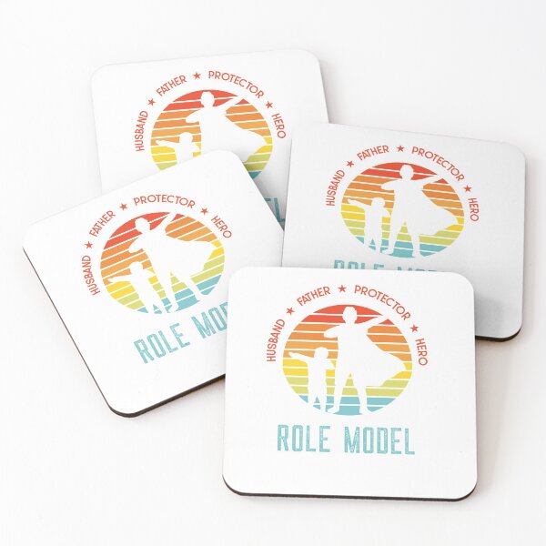 Item preview, Husband Father Protector Hero Roll Model Vintage Sunset Graphic designed and sold by DadJokeDescript.
