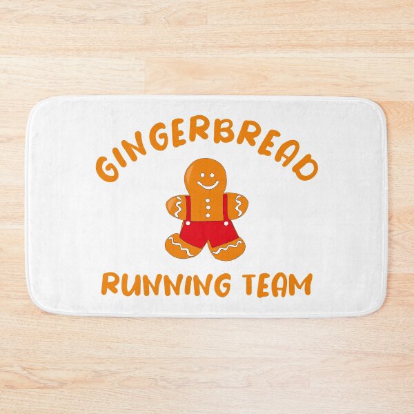 Item preview, Gingerbread Running Team - Funny Cute Gingerbread designed and sold by Seth's Tees.
