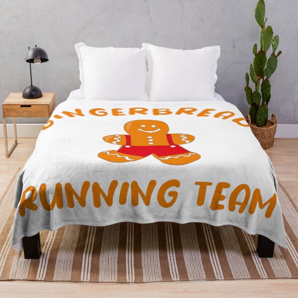 Item preview, Gingerbread Running Team - Funny Cute Gingerbread designed and sold by Seth's Tees.