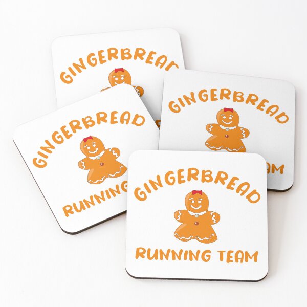 Item preview, Gingerbread Running Team - Funny Cute Gingerbread designed and sold by Seth's Tees.