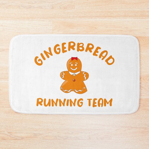 Item preview, Gingerbread Running Team - Funny Cute Gingerbread designed and sold by Seth's Tees.