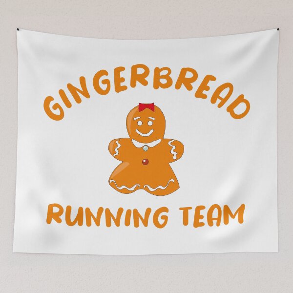 Item preview, Gingerbread Running Team - Funny Cute Gingerbread designed and sold by Seth's Tees.