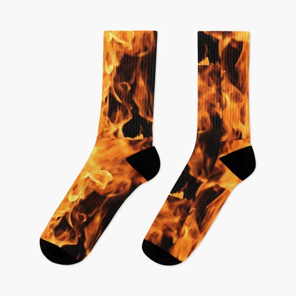 Item preview, fire flames bonfire hot on fire background print designed and sold by cheekylorns.