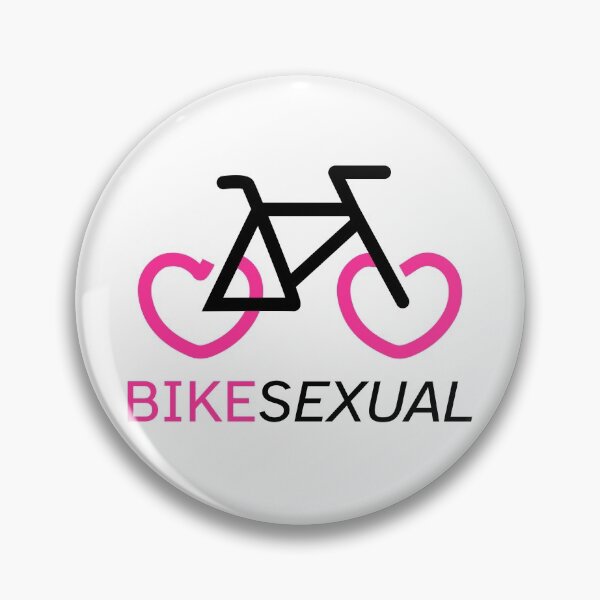 Item preview, BIKESEXUAL heart shape design designed and sold by kanugi.