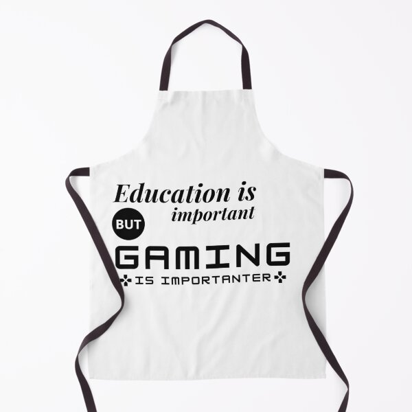 Item preview, education is important but gaming is importanter designed and sold by Missadesign.