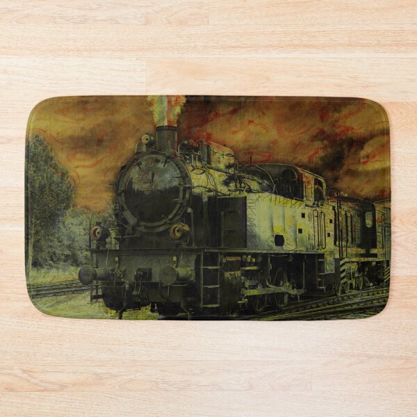 Item preview, Rail Blazer - Vintage Steam Train designed and sold by NaturePrints.