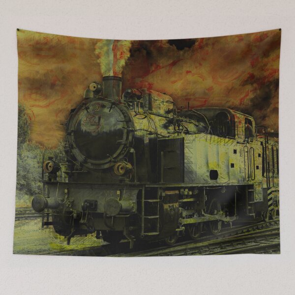 Item preview, Rail Blazer - Vintage Steam Train designed and sold by NaturePrints.