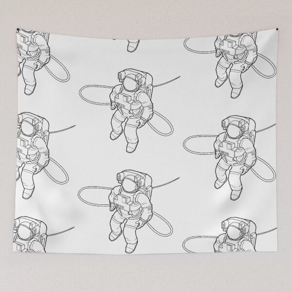 Item preview, Astronaut Blueprint Black designed and sold by Auto-Prints.