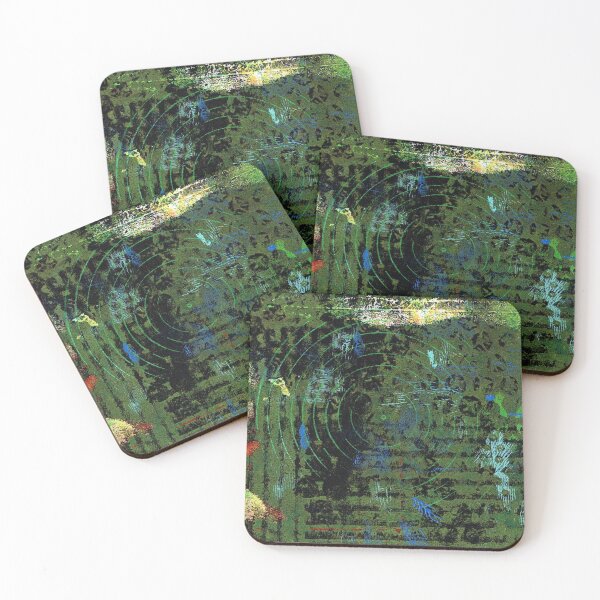 Item preview, "Grunge Offload #1" Gel Print Painting designed and sold by peonypours.