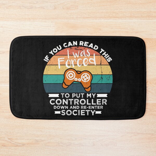 Item preview, If You Can Read This I was Forced to Put My Controller Down and Re-Enter Society | Funny Perfect Gaming Retro Vintage Graphic For Her For Him designed and sold by Van-Tees.