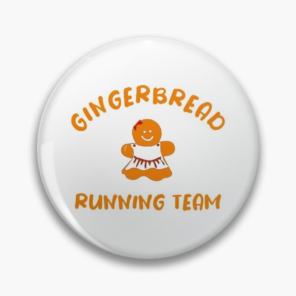 Item preview, Gingerbread Running Team - Funny Cute Gingerbread designed and sold by Seth's Tees.