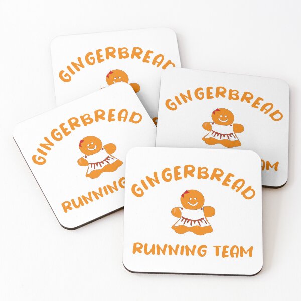 Item preview, Gingerbread Running Team - Funny Cute Gingerbread designed and sold by Seth's Tees.