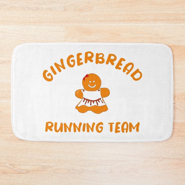 Item preview, Gingerbread Running Team - Funny Cute Gingerbread designed and sold by Seth's Tees.